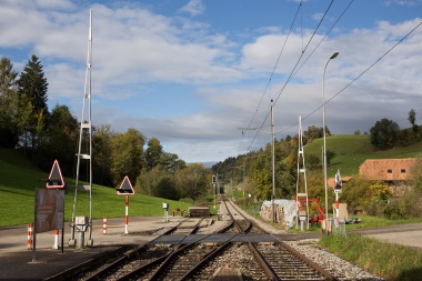 Bahnhof Dürrenroth Seite Affoltern-Weier. Foto: Julian Brückel